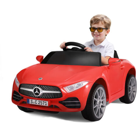 Voiture Électrique pour Enfant - Mercedes Model CLS350 en Rouge– Confort, Sécurité et Musique (1/5)