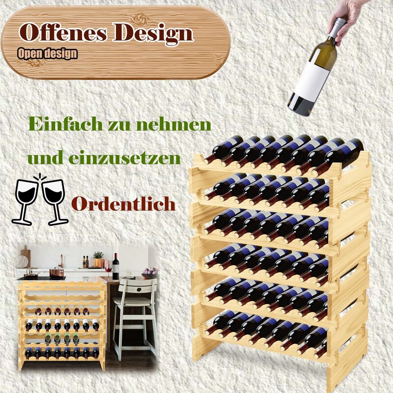 Natural Live Edge Weinregal Für 4 Flaschen – Rustikale Wandhalterung Aus Holz, Unikat, 45,7 X 15,2 X 10,2 Cm