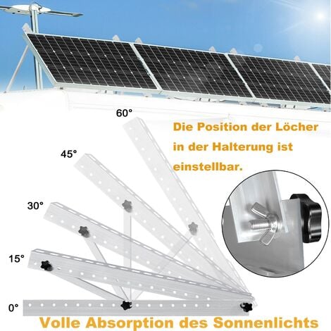 Solarmodul Halterung Solarpanel-neigungshalterungen Mit