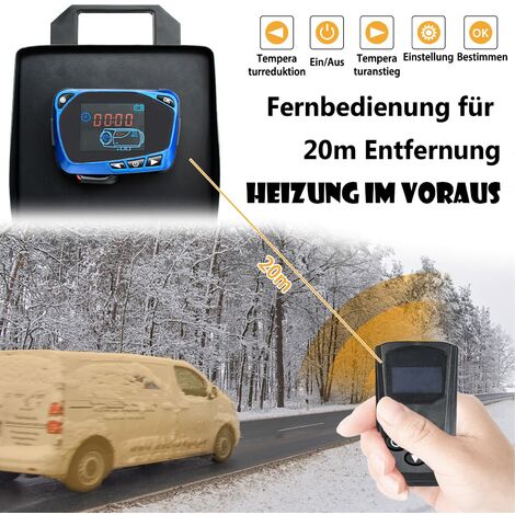 VEVOR 12V 8KW Diesel Standheizung Luftheizung LCD Fernbedienung