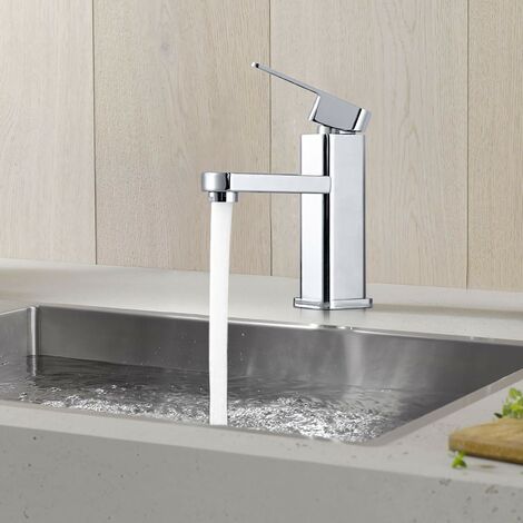 Wasserhahn Bad Armatur Chrom - Einhebelmischer Für Waschbecken