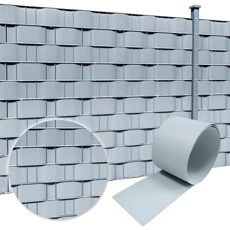 HENGMEI Sichtschutzstreifen Für Zaun – 10 Stück, Je 2,5 M X 19 Cm, Hart-PVC, Grün