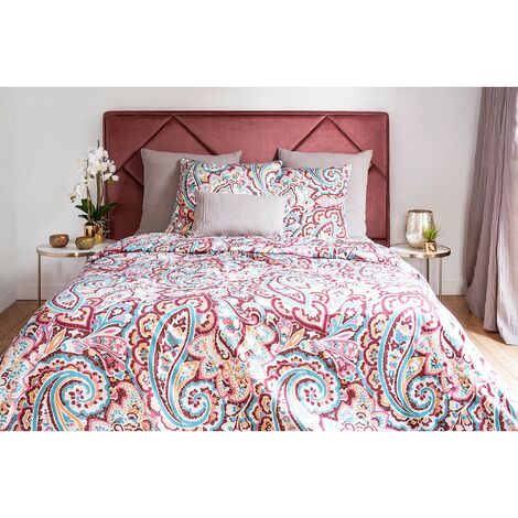 Ensemble housse de couette 260x240cm 2 taies d'oreiller 63x63cm (1/4)