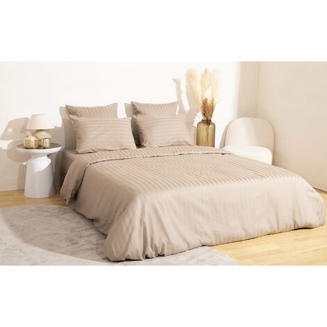Ensemble housse de couette 260240cm 2 taies d'oreiller 63x63cm (1/5)