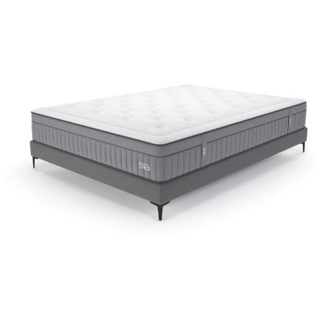 Ensemble matelas ressorts ensachés et sommier 140x190cm (1/5)