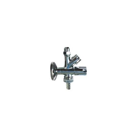 Teka Eckventil 1/2" mit Geräteanschluss 3/4", chrom 2452