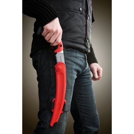 FELCO Scie courbée n° 640 (Lame 27 cm, incluant un étui, coupe Ø 100 mm, longueur 44 cm, droitiers et gauchers, 35x15x5 cm) FELCO 640