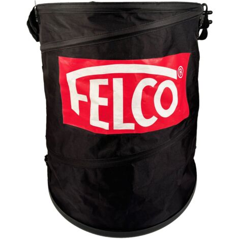 FELCO 483 Sac à feuilles mortes en tissu Oxford résistant – fond renforcé, poignée de transport, poche sécateur, pliable et durable pour déchets verts (1/4)