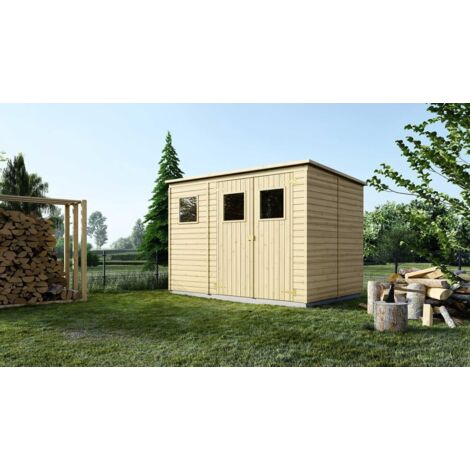 Casetta da giardino in legno 4.86 m2 - 2.70x1.80 m - 12.5 mm - DOM421