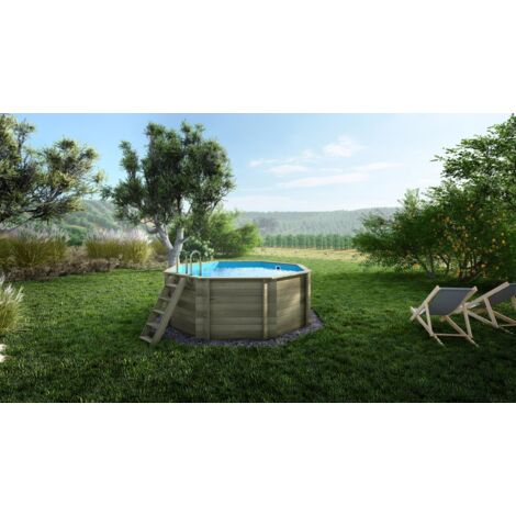 Piscina in legno Coral 3.25x3.25 - H.1.18 m autoportante - BAS7301OSP