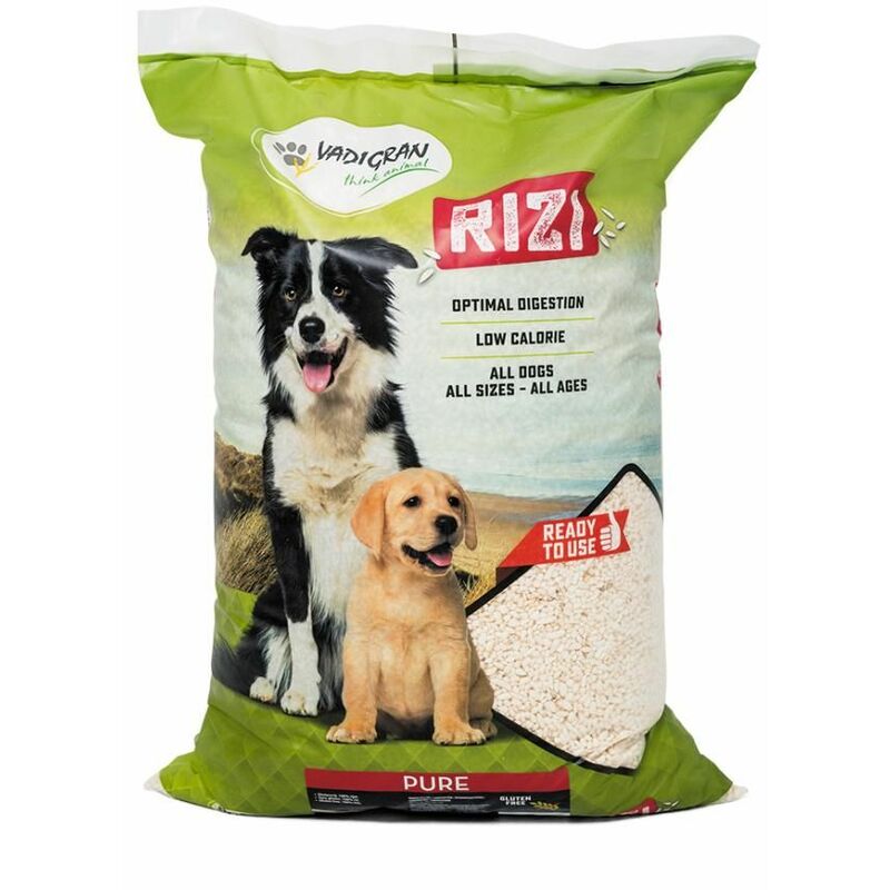 Animals PP Blanc - Riz Soufflé pour Chien 1Kg - Le Lot De 4 : :  Animalerie