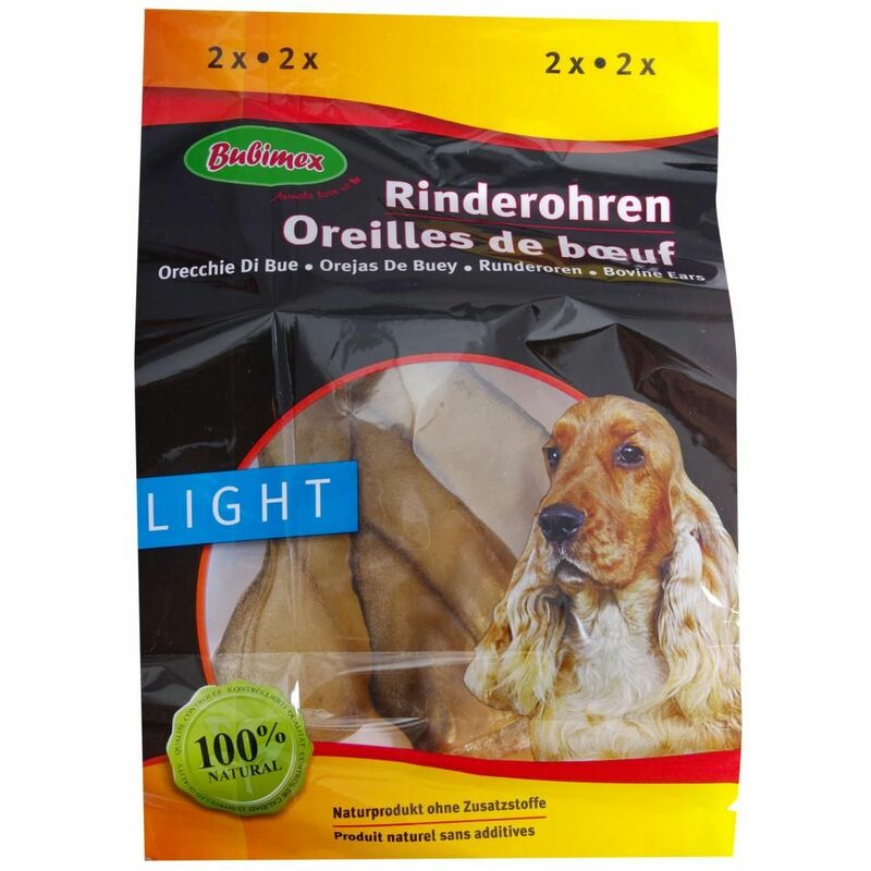 Oreille de bœuf pour chien - Sachet de 5