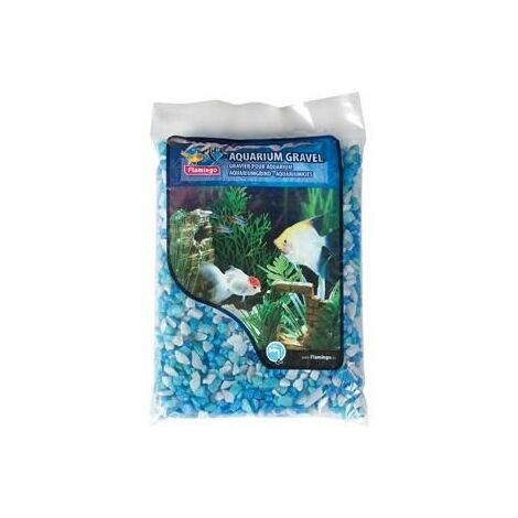 Gravier pour aquarium gris brillant 1 kg