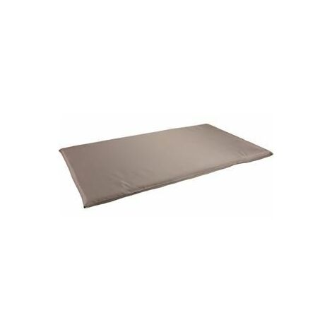 Coussin plat rectang taupe 85cm