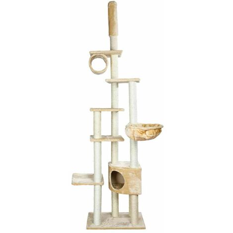 Arbre A Chat Madrid Du Sol Au Plafond 245 270 Cm Beige