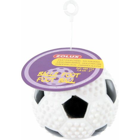 Jouet balle de foot pour chien 7,6 cm vinyl