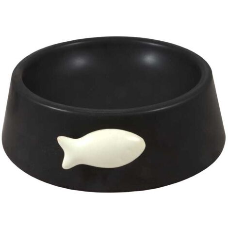 Gamelle Ceramique Noire Chat 225 Ml