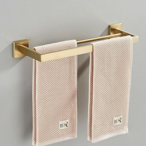 Porta asciugamani design da terra in metallo dorato Aquanova - LivingDecò