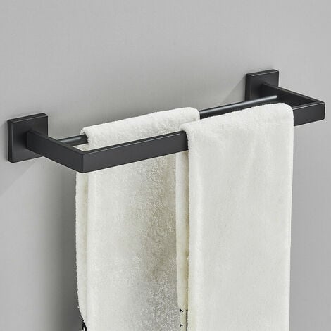 Porta asciugamano in ottone per bidet lungo 35 cm Pollini Acqua Design Live  LV1205 Bianco opaco