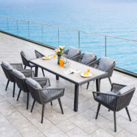 Gartenlounge-Set balkonmöbel set rattan, gartenlounge set rattan gartenmöbel set 8 persons