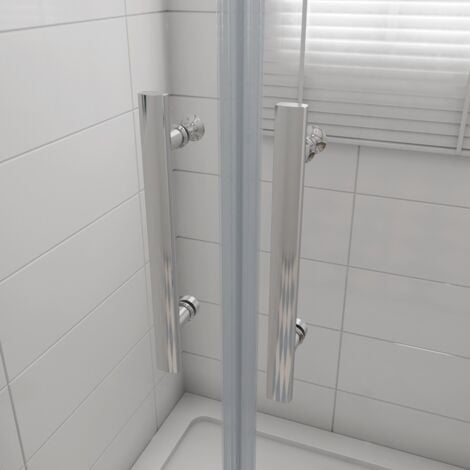 Duschtür Pendeltür Nischentür Duschabtrennung Schwingtür Dusche Klarglas 90x195cm