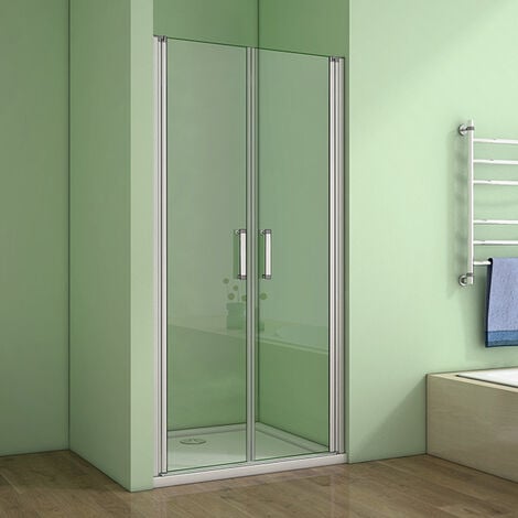 Duschtür Pendeltür Nischentür Duschabtrennung Schwingtür Dusche 96-100 cm 185cm Höhe
