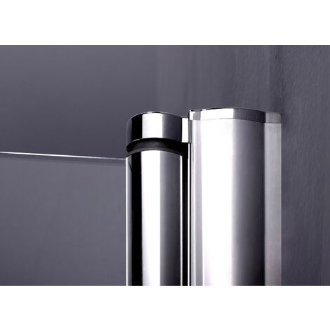 90x195cm Nischentür Duschabtrennung Duschtür Pendeltür NANO Glas, Höhe 195cm