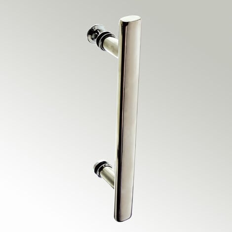 90x195cm Nischentür Duschabtrennung Duschtür Pendeltür NANO Glas, Höhe 195cm