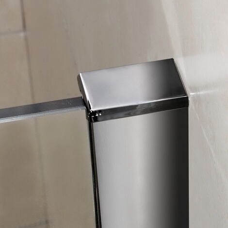 76 x195cm Duschabtrennung Nischentür Schwingtür 6mm NANO Glas