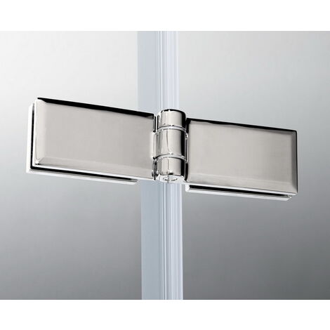 76 x195cm Duschabtrennung Nischentür Schwingtür 6mm NANO Glas