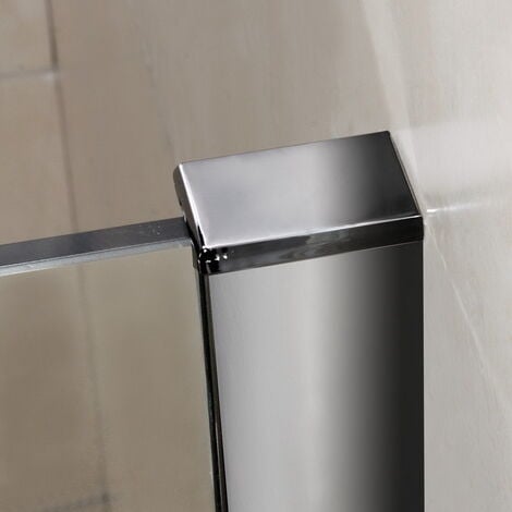 80 x195cm Duschabtrennung Nischentür Schwingtür 6mm NANO Glas