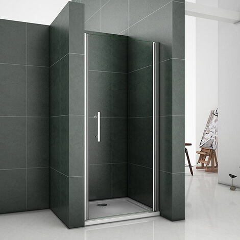 80x185cm Nischentür Duschkabine Duschabtrennung Schwingtür Dusche Drehtür (1/5)