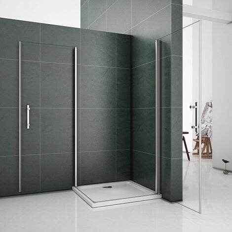 80x80x185cm Duschkabine Duschabtrennung Dusche rechteckig