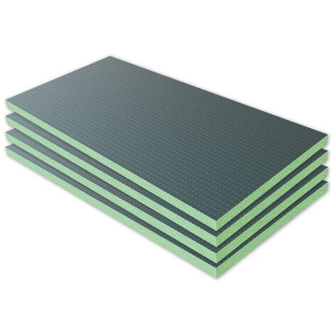 1250mm x 600mm x 40mm 4er-Pack XPS Platten Perimeterdämmung Sockeldämmung Hartschaumplatten Bauplatte Fliesenplatte