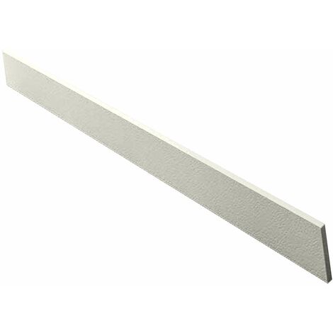 Plinthe pour receveur de douche Poalgi, blanc Marfil, L.9 x l.100 cm, finition sable