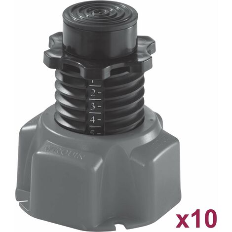 Lot de 10 pieds pour receveur de douche Wirquin réglables en hauteur de 88 à 172mm