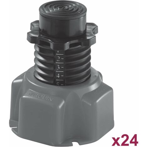 Lot de 24 pieds pour receveur de douche Wirquin réglables en hauteur de 88 à 172mm