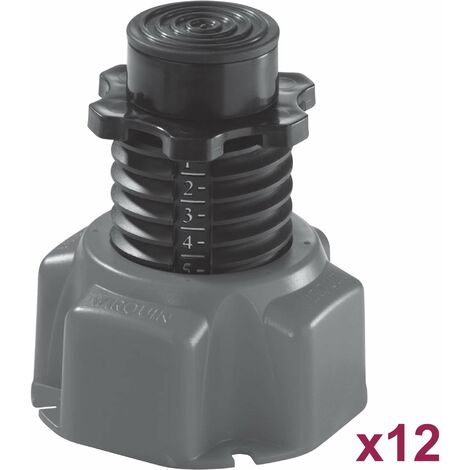 Lot de 12 pieds pour receveur de douche Wirquin réglables en hauteur de 88 à 172mm