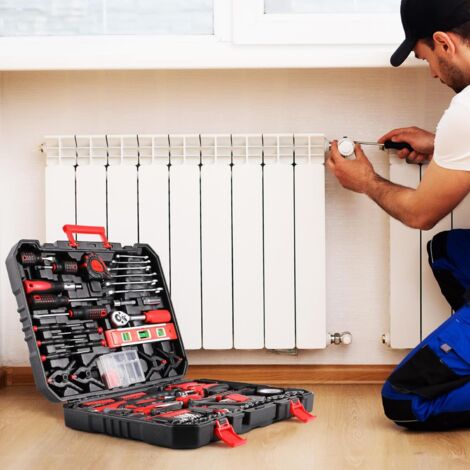 Caisse à Outils Complète 198 Pièces – Boîte à Outils – Jeu D'outils – Neuf