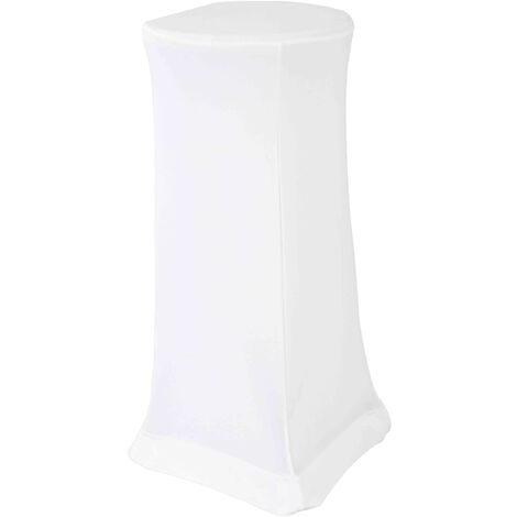 Coprisgabello Quadrato Elasticizzato Zalati - Antiscivolo, Morbido, Per Sedia Da Bar Grigio - Foto 2