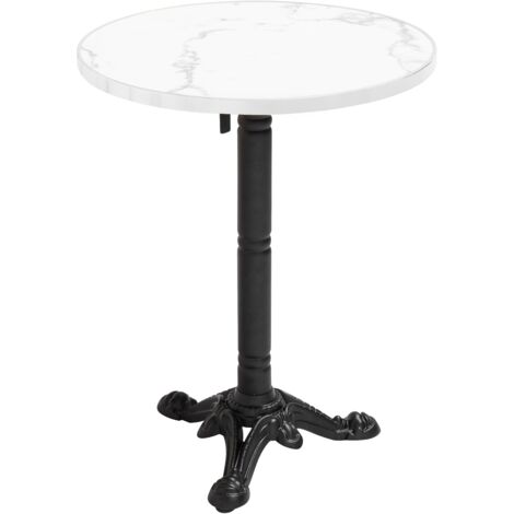 Tavolino rotondo vetro e metallo argento 43x45 cm | Maisons du Monde