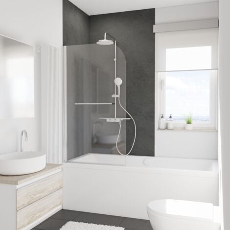 Panneau mural 100 x 210 cm Ardoise, revêtement pour douche et salle de bain, DécoDesign DÉCOR, Schulte