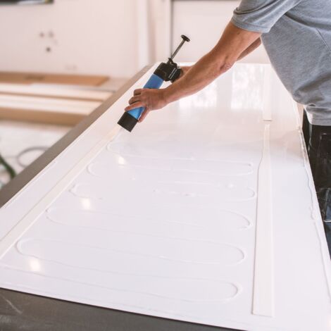 Panneau mural 100 x 210 cm Ardoise, revêtement pour douche et salle de bain, DécoDesign DÉCOR, Schulte