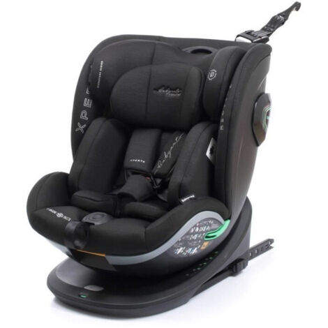 Asiento de coche - BABYAUTO - XPERTA BLACK LINE - Desde el nacimiento hasta 12 años - 0-36 kg - I-Size - ISOFIX - Giratorio 360° - ECE R129
