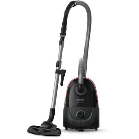 Aspiradora de trineo con bolsa - PHILIPS - XD5123/10 - 900 W - 4 L - Negro (1/4)