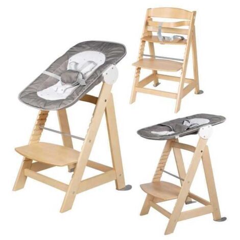 Chaise haute évolutive 2-en-1 - ROBA - BORN UP - Transat inclinable