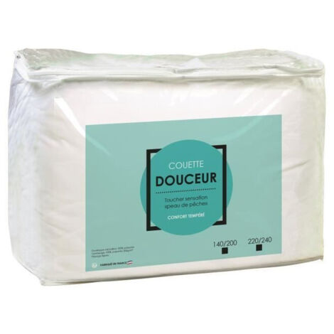 Couette Temperee Microfibre 220x240cm (1/2)