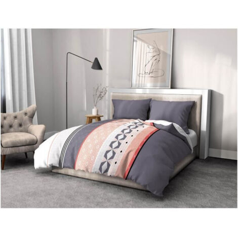 Parure de couette 2 pièces - HOME LINGE PASSION - HP72077 - Microfibre