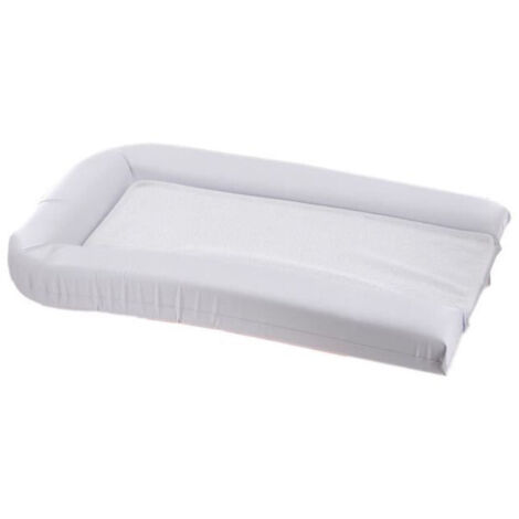 Colchón para cambiador PVC+2 esponjas removibles 42x70cm - Blanco