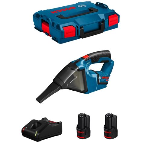 Aspiradora Bosch Professional GAS 12V + 2 baterías de 3,0 Ah + L-BOXX - 06019E3003
